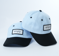 Fabricants Patch tissé logo Sports Cap Cotton Dad Hats Casquette de baseball personnalisée