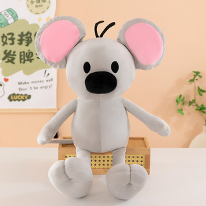 Peluche personnalisée <span class=keywords><strong>Garfield</strong></span> Little Squeaky Mouse, jouet en peluche souris grise, poupée en peluche, coussin doux, pour machine à griffes, vente en gros, cadeau pour enfants - Product Image 5