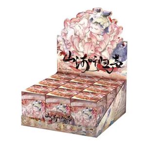 Nouveauté en stock 100% authentique 9 pièces/boîte Heyone Mimi Echoes of Mountains and Rivers Blind Box Figurines miniatures en PVC de collection Jouets - Product Image 1