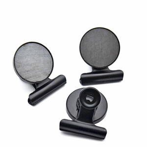 Grand stock d'aimants permanents en fer benté à clip magnétique pour le stockage de documents de bureau, l'entrepôt et le réfrigérateur - Product Image 5