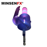 MINSENFX DMX RGB Hand Shooter LED CO2 Confetti Jet Gun pour DJ Bar Party Disco Discothèque