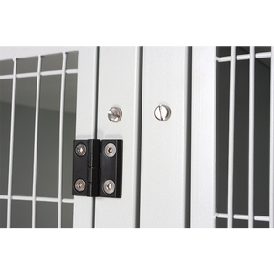 HF-505ขายส่งโลหะขนาดใหญ่วางซ้อนกันได้กรงสัตวแพทย์กรงสแตนเลสกรงสัตวแพทย์ - Product Image 3