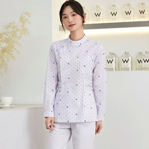 OEM nuovo Set di Scrub a maniche lunghe pantaloni da lavoro da infermiera <span class=keywords><strong>camice</strong></span> bianco per guida all'abito da medico tirocinante della scuola dentale in farmacia - Product Image 4