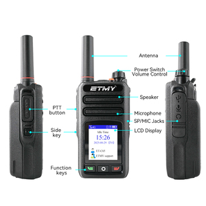 Radio PTT POC global Avalier 4G de largo alcance (5000 km) con pantalla ETMY ET-C65 - Product Image 2