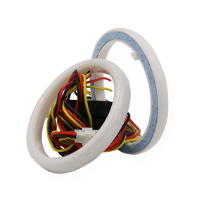 12V 24V DC blanc et ambre 80mm 25SMD 95mm 30 SMD Angel Eyes Led Halo anneaux voitures DRL conduite de jour 60/70/80/90/95/100/110/120mm - Product Image 3