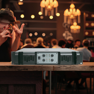 OEM, venta al por mayor, amplificador de potencia de audio profesional, cuatro canales, clase H, 8 ohmios, 1000W, carcasa metálica, transformador, fuente de alimentación, altavoces - Product Image 1