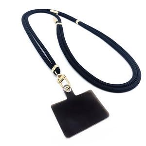 Parche Universal con Cordón para Correa de Teléfono Oro LOGOTIPO Personalizado Cordón de Cuello Desmontable Ajustable 6mm de Largo Cordón de Teléfono Corto <span class=keywords><strong>Se</strong></span> - Product Image 4