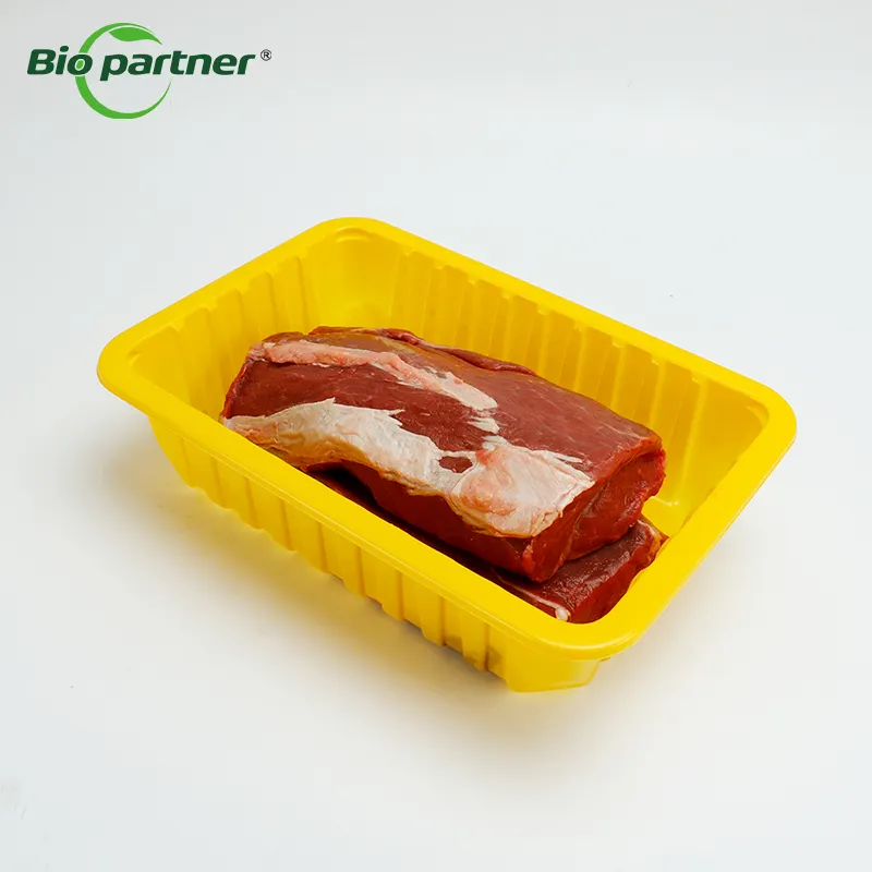 Factory Sale Plastic Food Tray MAPTray Reusable Disposable Supermarket Plastic Fresh Meat Packing Tray Box