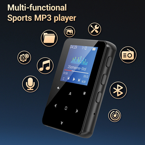 Lecteur MP3 portable au design carré, boîtier métallique, écran de 1,77 pouces, mémoire de 64 Go, haut-parleur intégré pour radio FM - Lecteur de musique sportif - Product Image 2
