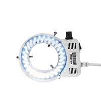 Microscope vidéo 38MP, caméra de microscope industriel USB, 1080P 60FPS, objectif C-mount 130X, éclairage LED pour réparation, soudure, puce