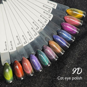 للبيع بالجملة جل أكريليك مغناطيسي مزدوج فاتح 9D فاخر طلاء أظافر عين القط 15 عينة مجانية للاستخدام في الصالونات الفنية - Product Image 3