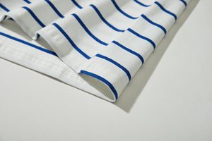 Camiseta personalizada de cuello redondo para correr para hombre, camiseta a rayas de gran tamaño, Camiseta de algodón transpirable para hombre - Product Image 6