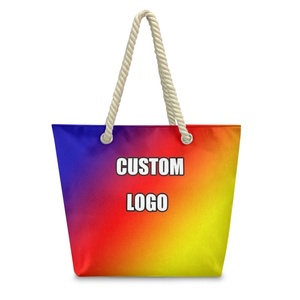 Bolso de mujer para el mejor regalo POD Drop Ship cuerda de cáñamo bolso de compras impermeable versátil bolso de hombro para mujer 37 - Product Image 5