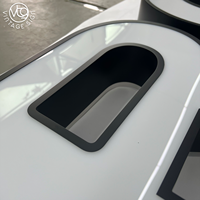 Lettres LED personnalisées à double éclairage avec halo blanc avant et arrière pour signalétique de marque de fitness