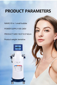 Hot Selling 10 In 1 Hydra Dermabrasion Facial <b>Machine</b> Oxygen Jet Peel <b>Microcurrent</b> Skin Lifting Acne Treatment <b>Machine</b> - Product Image 5