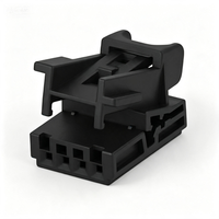 Boîtier de connecteur femelle 4 broches TE 2368246-1 MQS 2,5 mm 24 V non étanche, accessoires, bornes, câblage automobile, nylon 6/6 noir