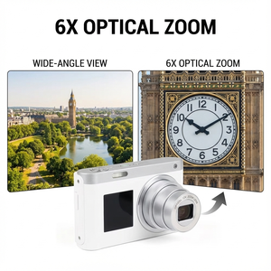 Cámara Digital 2026 con Enfoque Automático, Grabación de Video 4K, 48MP, Estilo Retro Vintage, Portátil, para Vlogging - Product Image 2