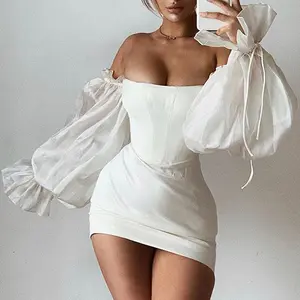 Fashion Summer Lady Elegant Formal Clothing Custom Ladies For Womens Official Vestidos Women's Bodycon Sexy Short Casual Dresses