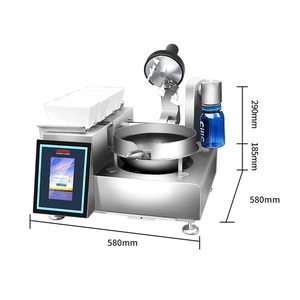 <span class=keywords><strong>Cucina</strong></span> del ristorante di alta qualità utilizzare macchina automatica per friggere cottura elettrica rotante riso fritto <span class=keywords><strong>Robot</strong></span> fornello - Product Image 4