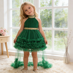 MQATZ Nuovo <span class=keywords><strong>Abito</strong></span> <span class=keywords><strong>Nero</strong></span> <span class=keywords><strong>da</strong></span> Festa per Bambina Stile Cool alla Moda con Strascico <span class=keywords><strong>da</strong></span> <span class=keywords><strong>Principessa</strong></span> per Bambine Piccole - Product Image 3