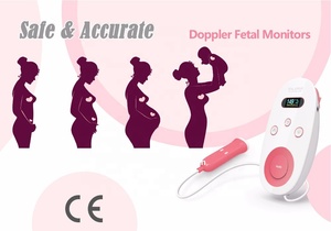 Rilevatore di cuore Doppler fetale ad ultrasuoni cardiofrequenzimetro doppler fetale di bell'aspetto - Product Image 4