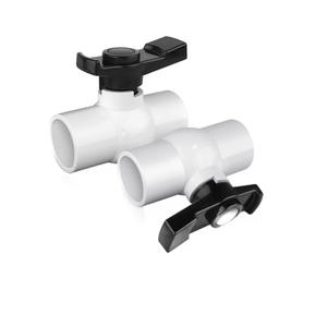 Fabrication de robinets à bille en PVC sur mesure de 1-1/2 pouce, double douille, passage intégral, schedule 40, robinet à bille en PVC de 3 pouces, Chine - Product Image 4