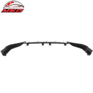 Lèvre de pare-chocs avant compatible avec Honda Civic 2022-2024 11e génération IKON Noir brillant PP Spoiler 3 pièces Kit carrosserie pièces auto de haute qualité - Product Image 3