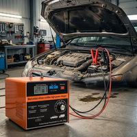 Chargeur de batterie de voiture universel Hongxi HX-H-900 65A haute puissance 12V/24V avec écran LCD, système de charge automatique et protection contre la surchauffe