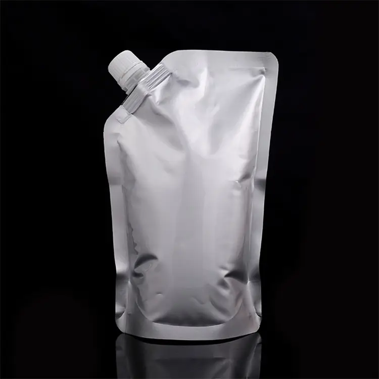 Hersteller Aluminium folie laminiert 500ml Saft auslauf beutel 1L 1,5 l Frucht getränk Getränke verpackungs düse Stand beutel