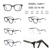 Personnalisation de lunettes optiques en acétate de luxe, fabriquées à la main, de haute qualité, tendance et élégantes, pour un usage quotidien, OEM/ODM