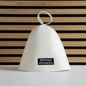 Chapeau de sauna en feutre de logo de broderie de couleur blanche personnalisée en gros d'usine - Product Image 3