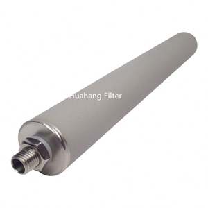 Cartouche filtrante frittée en titane métallique résistant aux hautes températures Filtre fritté en titane en acier inoxydable de 0.45 microns - Product Image 5