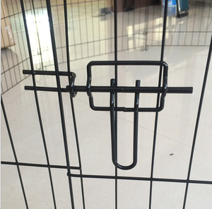 C & C Portable Pliant En Métal Chien Exercice Stylo Respirant Solide Motif Pliable Animal Exercice Clôture En Matière Plastique - Product Image 5