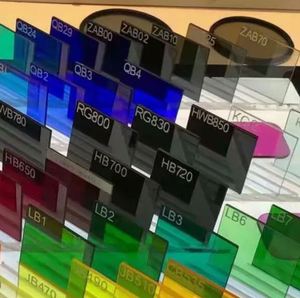 Filtre dichroïque en verre optique Filtres colorés pour l'éclairage et l'utilisation d'instruments - Product Image 1