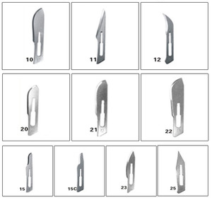 Venta caliente Acero al carbono Acero inoxidable Bisturí estéril Dental Hoja quirúrgica estéril - Product Image 6