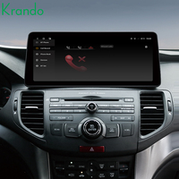 Radio Mobil GPS Krando 12.3" untuk Honda Spirior 2009-2014 Accord 8, Pemutar Multimedia Navigasi Android Layar Sentuh 4G DSP