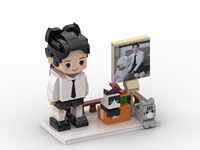Briques photo personnalisées en ABS pour figurines, ensembles de blocs de construction DIY, cadeau d'anniversaire créatif, briques personnalisées pour personnes