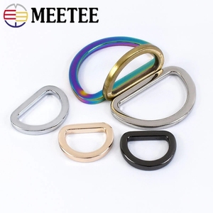 Meetee KY503 16-38Mm Metal Aansluiten <span class=keywords><strong>Ring</strong></span> Voor Lederen Bandjes Handtas Hardware Accessoires Purse Chain <span class=keywords><strong>Flat</strong></span> <span class=keywords><strong>D</strong></span> <span class=keywords><strong>Ring</strong></span> gesp - Product Image 4
