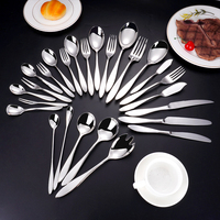 Ensemble de couverts personnalisés en argent, fourchette, couteau, cuillère, luxe, mariage, couverts en acier inoxydable, ensemble de couverts de restaurant