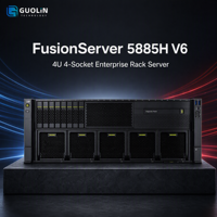 Serveur Original XFusion FusionServer 5885H V6 4U 4-ways avec châssis 48 emplacements DIMM, 4 To de RAM et extension multi-PCIe