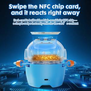 Robot de <span class=keywords><strong>Peinture</strong></span> Intelligent Automatique pour Enfants, Carnet d'Apprentissage de la <span class=keywords><strong>Peinture</strong></span>, Fonction de Reconnaissance par Capteur <span class=keywords><strong>Monti</strong></span> Card, Rechargeable - Product Image 4