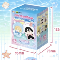 Vente en gros de figurines pendentifs authentiques Yiqi Officiel, collection Sirène Automne, en boîte surprise, ainsi que de breloques poupées en peluche et vinyle Lanbo Yanyi