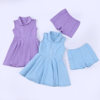 Ensemble de vêtements pour enfants KERUI Active Kids Wear, robe + short, vêtements de sport pour bébé et adolescent, ensemble de vêtements de sport pour enfants, tenue 2 pièces