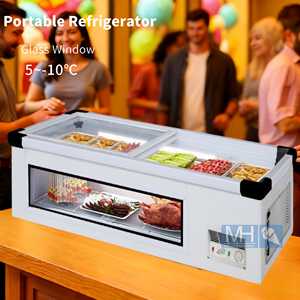 Vente en gros Mini table de réfrigérateur à boissons réglable en <span class=keywords><strong>hauteur</strong></span> Mini support de réfrigérateur pour cuisine maison - Product Image 2