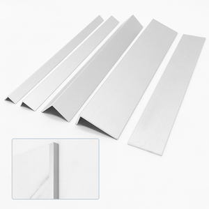 <span class=keywords><strong>Hot</strong></span> bán nhôm kênh Ốp chân tường LED Strip ánh sáng hồ sơ tường ván chân tường tầng Phụ kiện Đặt hàng tối thiểu 1000PCS kim loại - Product Image 5