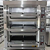 Four à pain best-seller mondial, 1 niveau, 3 plateaux, pour mini-boulangerie industrielle, adapté à l'industrie de la restauration