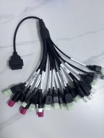 Câble adaptateur OBD2 16 broches OEM pour motos, lecteur de code femelle