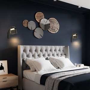 Postmodern Italian Minimalist Glass <b>Bedside</b> <b>Wall</b> Unique Creative Designer Iron for Home Living Room/Study Decorative <b>Lighting</b> - Product Image 4