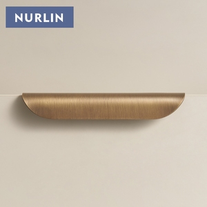Nurlin Brass Gấp Ngắn Cạnh Kéo Xử Lý Ngăn Kéo Vỏ Đồ Nội Thất Tủ Cong Xử Lý Thả Vận Chuyển - Product Image 1