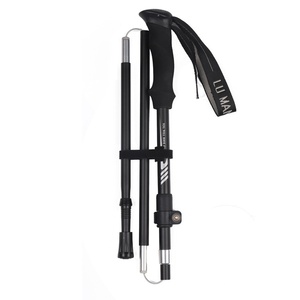 <span class=keywords><strong>Bastones</strong></span> <span class=keywords><strong>de</strong></span> Senderismo Plegables <span class=keywords><strong>de</strong></span> Aleación <span class=keywords><strong>de</strong></span> Aluminio, Antideslizantes, Multifuncionales, Longitud Ajustable, <span class=keywords><strong>Venta</strong></span> al Por Mayor - Product Image 1